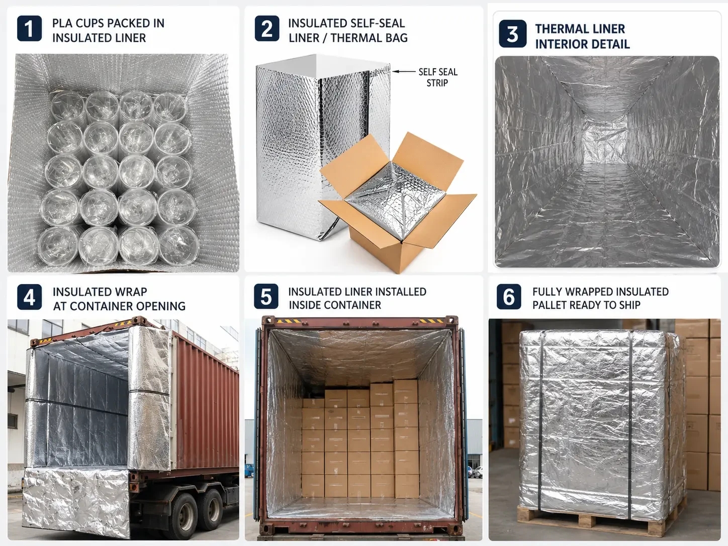 Bioleader Cups PLA insulated carton packaging and container thermal protection solution