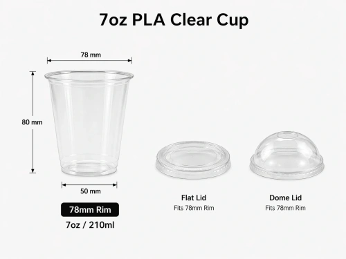 7oz PLA Compostable Cups